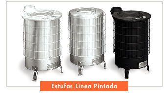 ESTUFAS DE LEÑA PINTADAS