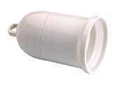 PORTALAMPARAS CUERPO LISO BLANCO