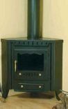 ESTUFAS DE LEÑA CON PUERTA ESQUINERAS