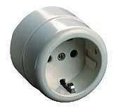 BASE ENCHUFE BIPOLAR CON T/T SUPERFICIE