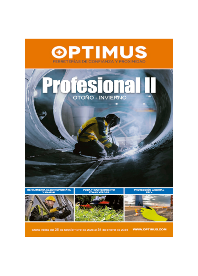 Catálogo Óptimus Profesional