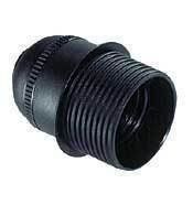 PORTALAMPARAS CUERPO ROSCADO NEGRO