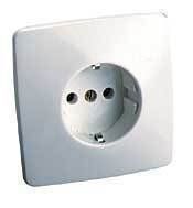 BASE ENCHUFE BIPOLAR CON T/T EMPOTRAR